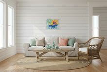 Load image into Gallery viewer, Canvas Wall Art - Whimsical Sail Boat