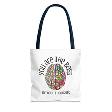 Load image into Gallery viewer, You Are the Boss of Your Thoughts - Tote Bag - Words of Affirmation