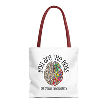 Load image into Gallery viewer, You Are the Boss of Your Thoughts - Tote Bag - Words of Affirmation