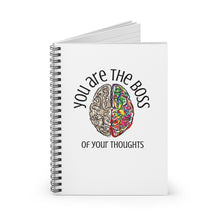 Load image into Gallery viewer, You Are the Boss of Your Thoughts Journal-Notebook