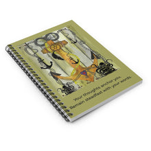 Load image into Gallery viewer, Anchored Themed Journal - Spiral Notebook