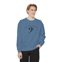 Load image into Gallery viewer, Bass Player Sweatshirt - Unisex Garment-Dyed