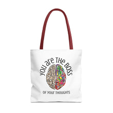 Load image into Gallery viewer, You Are the Boss of Your Thoughts - Tote Bag - Words of Affirmation