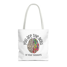 Load image into Gallery viewer, You Are the Boss of Your Thoughts - Tote Bag - Words of Affirmation