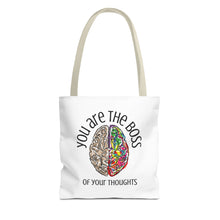 Load image into Gallery viewer, You Are the Boss of Your Thoughts - Tote Bag - Words of Affirmation
