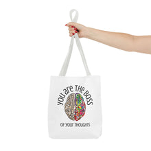 Load image into Gallery viewer, You Are the Boss of Your Thoughts - Tote Bag - Words of Affirmation
