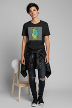 Load image into Gallery viewer, Electric Guitar Art T-Shirt — Colorful Retro Music Tee