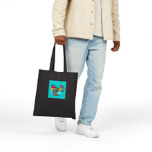 Load image into Gallery viewer, Bird Canvas Tote Bag - Colorful Folk Art Bird Design