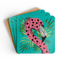 Load image into Gallery viewer, Flamingo Tropical Coasters (Set of 4)