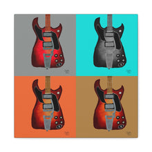 Load image into Gallery viewer, Electric Guitar Art Print — Canvas Stretched 1.25" Art Print Entitled "Ode to Andy"