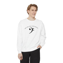Load image into Gallery viewer, Bass Player Sweatshirt - Unisex Garment-Dyed