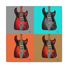 Load image into Gallery viewer, Electric Guitar Art Print — Canvas Stretched 1.25" Art Print Entitled "Ode to Andy"