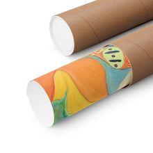 Load image into Gallery viewer, Mermaid Art Poster — Colorful Whimsical Matte Vertical Print