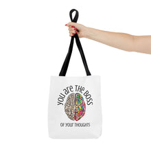 Load image into Gallery viewer, You Are the Boss of Your Thoughts - Tote Bag - Words of Affirmation