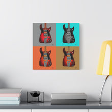 Load image into Gallery viewer, Electric Guitar Art Print — Canvas Stretched 1.25" Art Print Entitled "Ode to Andy"