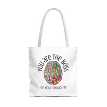 Load image into Gallery viewer, You Are the Boss of Your Thoughts - Tote Bag - Words of Affirmation