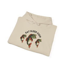 Load image into Gallery viewer, Fisherman's Hoodie - Eat Sleep Fish
