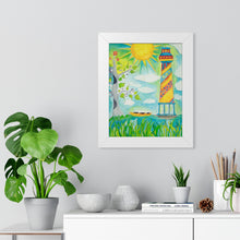 Load image into Gallery viewer, Lighthouse Sunshine Framed Poster