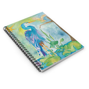 Blue Heron Journal - Ruled Line
