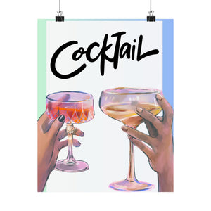 Vertical Poster - Cocktail Toast Poster