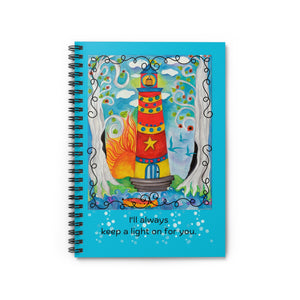 Journal Gift - "
I'll Always Keep a Light On For You"