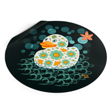Load image into Gallery viewer, Rubber Duck Jeep Sticker — Round Vinyl Sticker for Off-Road Enthusiasts
