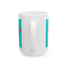 Load image into Gallery viewer, Island Time Ceramic Mug — Bright Ocean Art Coffee Cup (11oz, 15oz)
