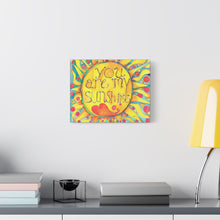 Load image into Gallery viewer, You Are My Sunshine Matte Canvas Wall Art — Bright Sunburst Nursery Decor
