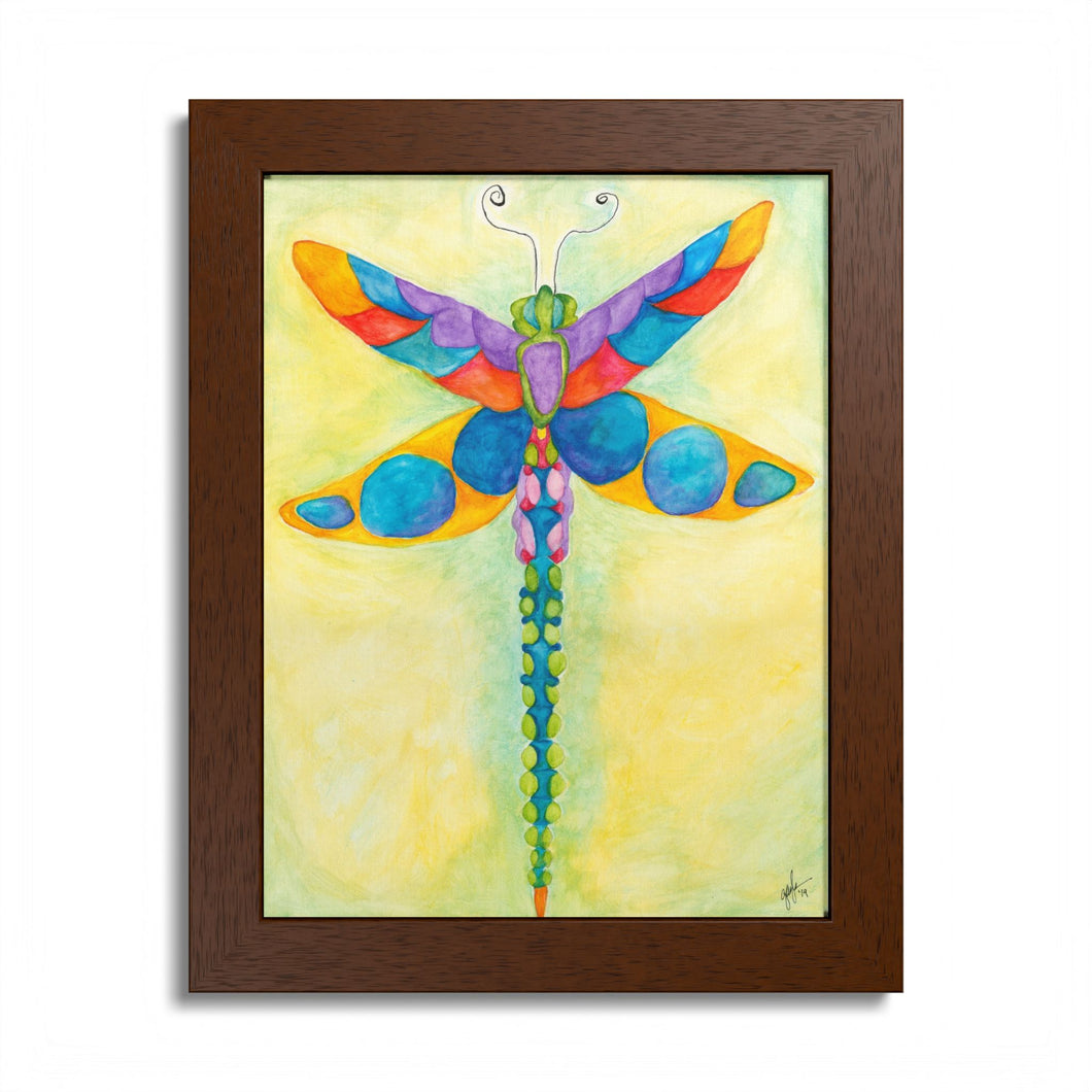 Framed Poster, Dragonfly