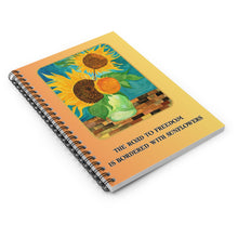 Load image into Gallery viewer, Spiral Notebook - Sunflower Journal
