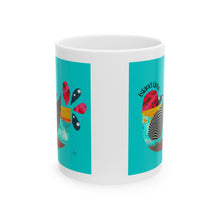 Load image into Gallery viewer, Island Time Ceramic Mug — Bright Ocean Art Coffee Cup (11oz, 15oz)
