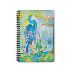 Blue Heron Journal - Ruled Line