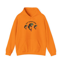 Load image into Gallery viewer, Fisherman&#39;s Hoodie - Eat Sleep Fish
