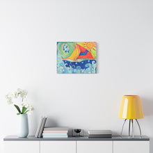 Load image into Gallery viewer, Canvas Wall Art - Whimsical Sail Boat
