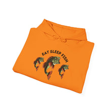 Load image into Gallery viewer, Fisherman&#39;s Hoodie - Eat Sleep Fish
