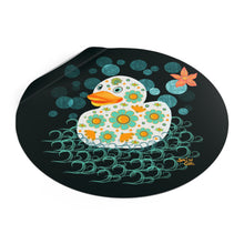 Load image into Gallery viewer, Rubber Duck Jeep Sticker — Round Vinyl Sticker for Off-Road Enthusiasts
