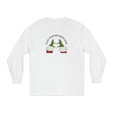 Load image into Gallery viewer, Grinch Long Sleeve T-Shirt, Christmas Graphic Tee, Holiday Apparel, Festive Top, Xmas Shirt for Men and Women
