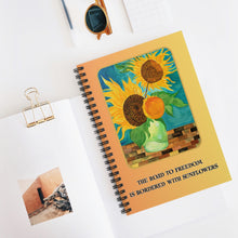 Load image into Gallery viewer, Spiral Notebook - Sunflower Journal
