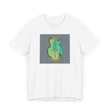Load image into Gallery viewer, Electric Guitar Art T-Shirt — Colorful Retro Music Tee
