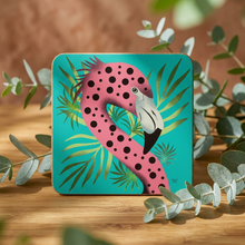 Load image into Gallery viewer, Flamingo Tropical Coasters (Set of 4)
