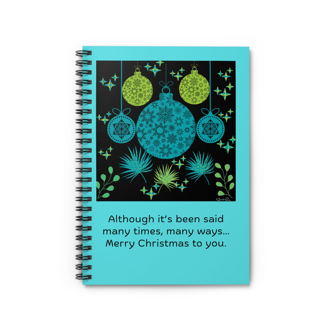 Christmas Journal Spiral Notebook — 