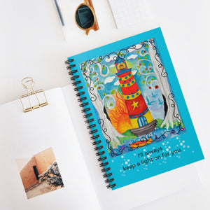 Journal Gift - "
I'll Always Keep a Light On For You"