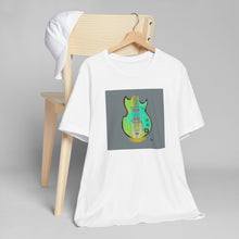 Load image into Gallery viewer, Electric Guitar Art T-Shirt — Colorful Retro Music Tee
