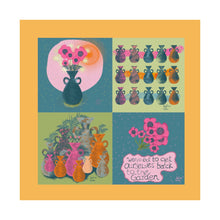 Load image into Gallery viewer, Garden Vases Matte Horizontal Poster — "We've Got to Get Ourselves Back to the Garden"
