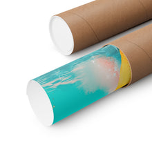 Load image into Gallery viewer, Duck Art Print  — Vibrant Reds, Golds &amp; Blues
