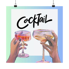 Load image into Gallery viewer, Vertical Poster - Cocktail Toast Poster
