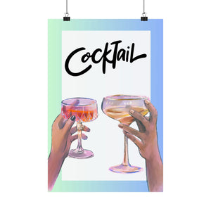 Vertical Poster - Cocktail Toast Poster