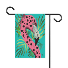 Load image into Gallery viewer, Flamingo Garden Flag – Vibrant Flamingo Yard Banner for Summer Decor
