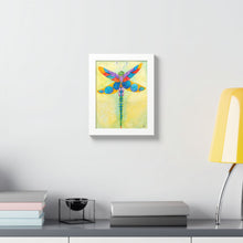 Load image into Gallery viewer, Framed Poster, Dragonfly
