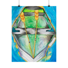 Load image into Gallery viewer, Rowboat Oars Poster — Nautical Matte Vertical Art Print
